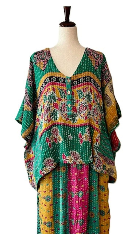Kantha Bae Shortie Muu Has Flair (Emerald)