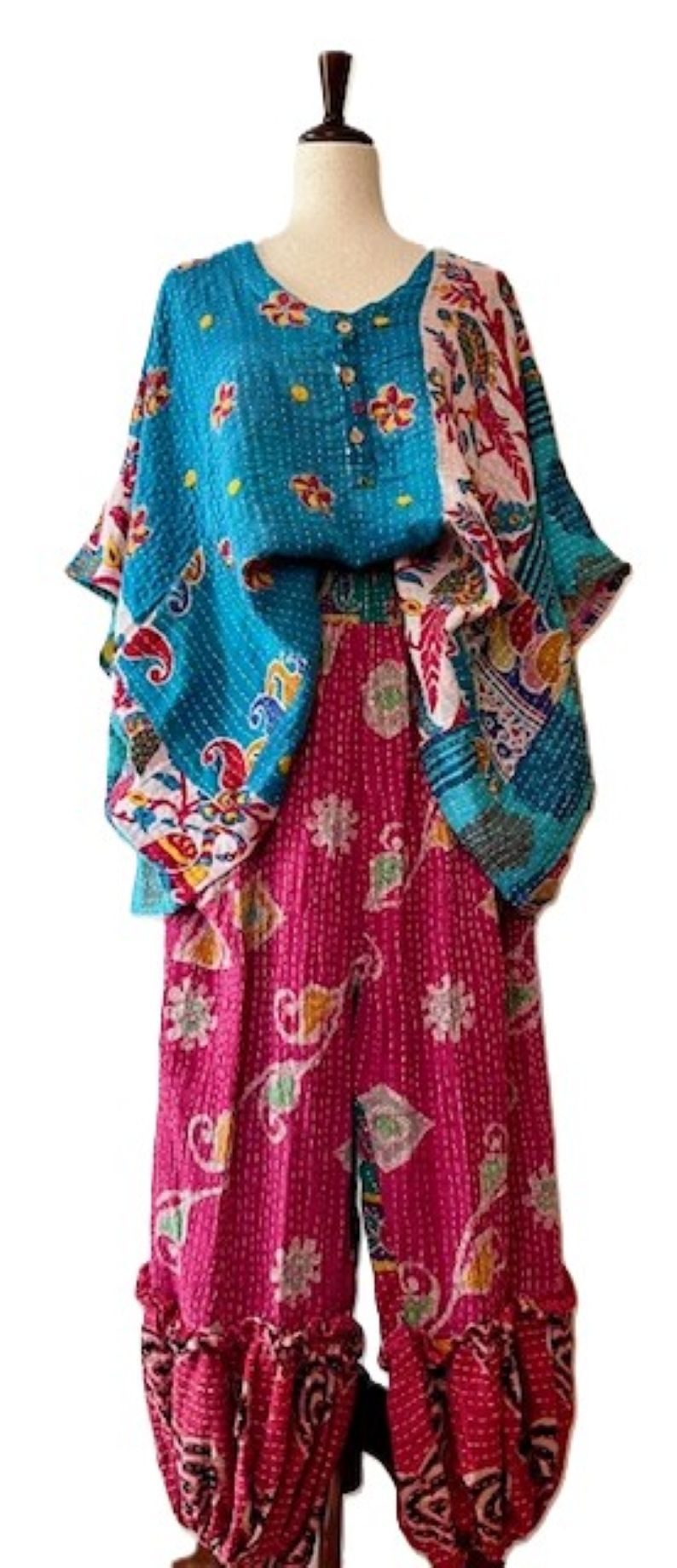 Kantha Bae Shortie Muu Has Flair  (Blue)
