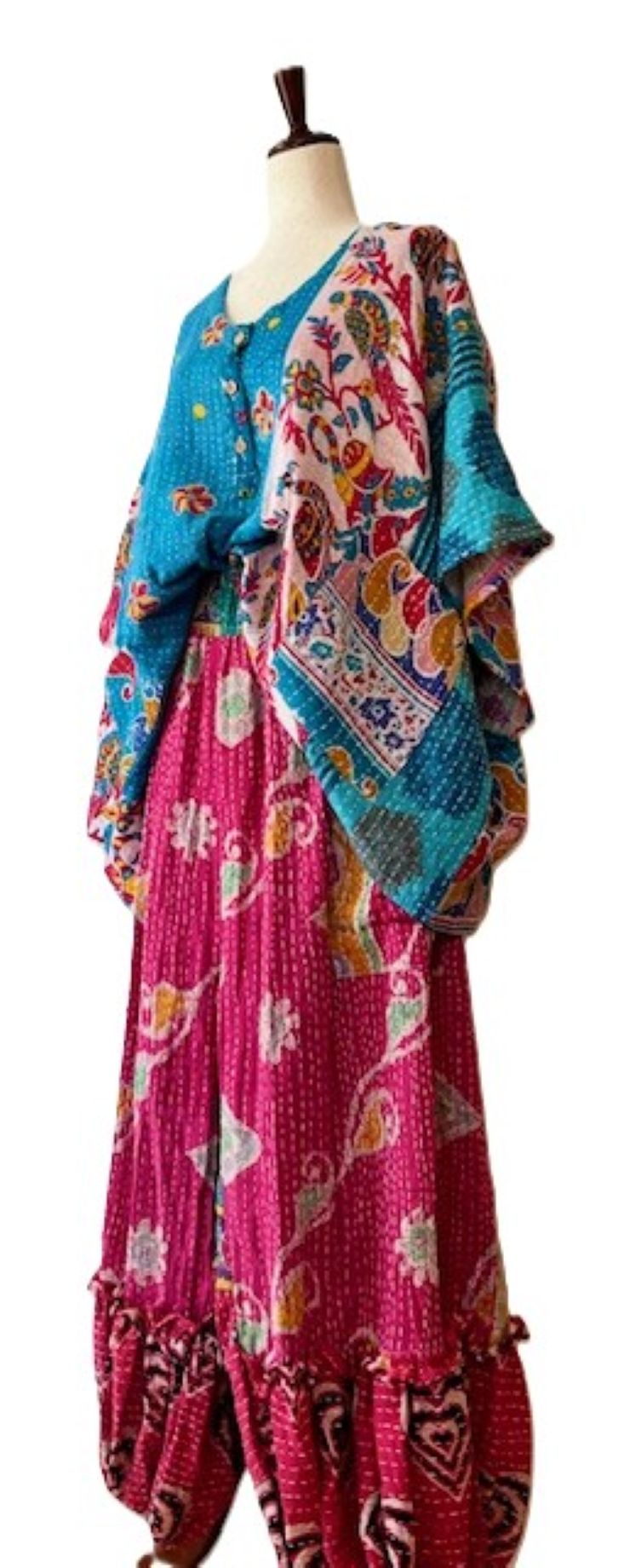 Kantha Bae Shortie Muu Has Flair  (Blue)