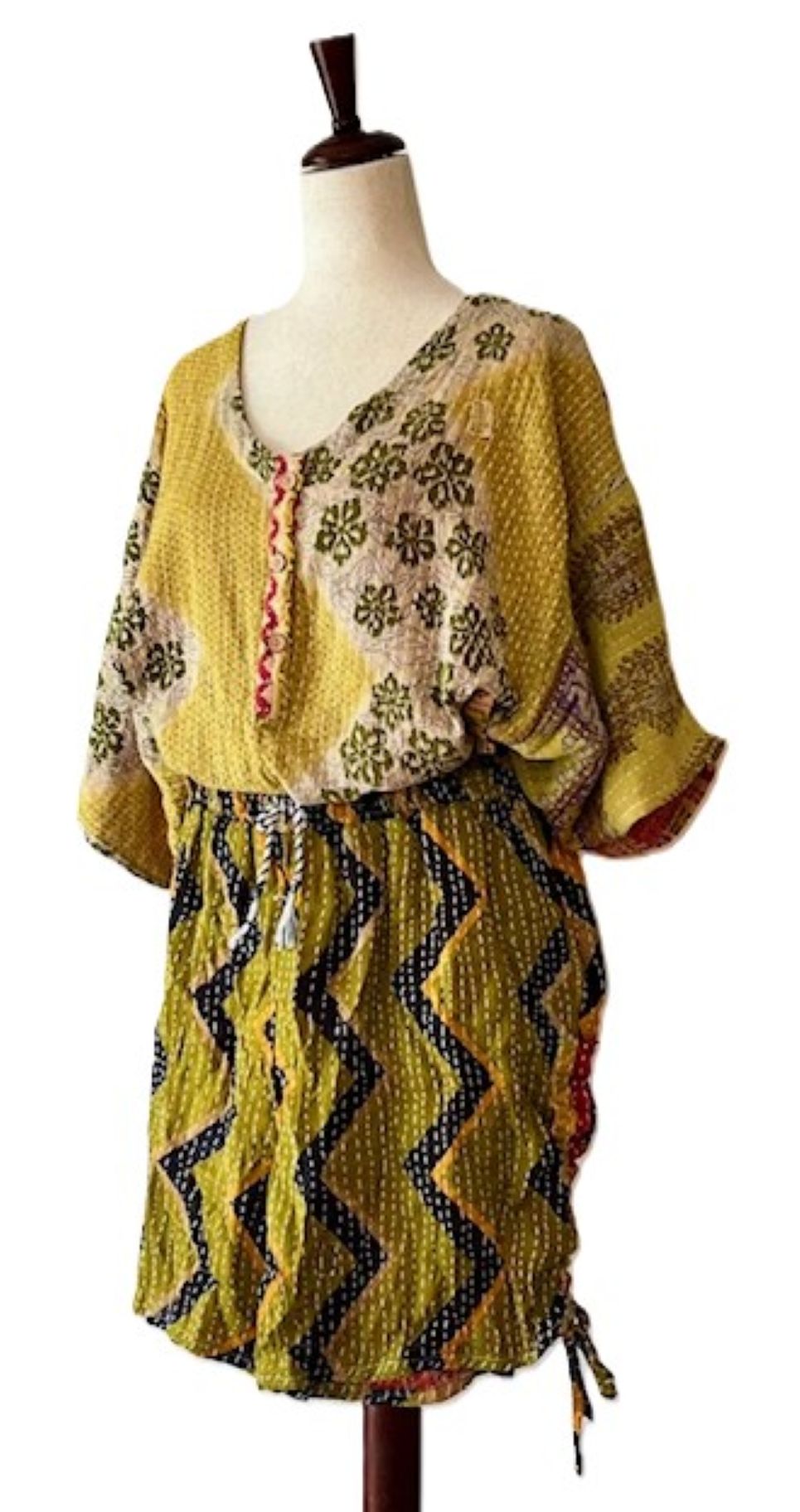Kantha Bae Shortie Muu Has Flair (Olive)