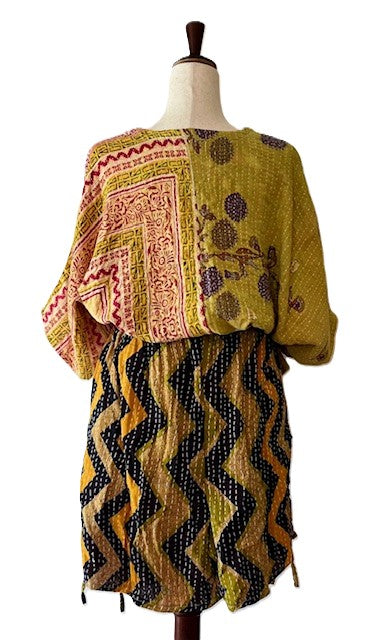 Kantha Bae Shortie Muu Has Flair (Olive)