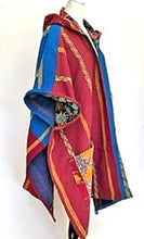 Kantha Knee Length Coats: Hot Seller  (Royal/Red)