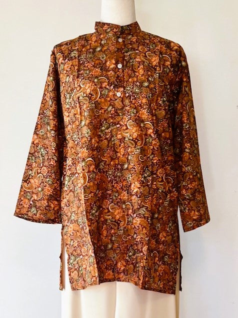 Short Silk Tunics (Kurta) Are A Natural Everyday Top (Several Prints Available)