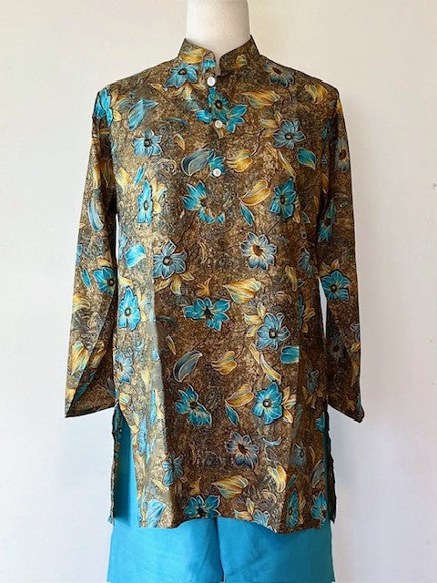 Short Silk Tunics (Kurta) Are A Natural Everyday Top (Several Prints Available)