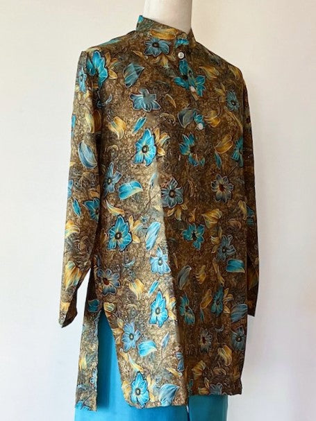 Short Silk Tunics (Kurta) Are A Natural Everyday Top (Several Prints Available)