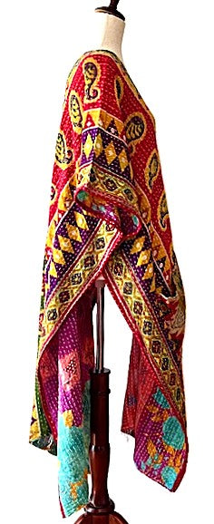Kantha Bae Good Luck Tunic (Red Olive)