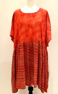 The Short Silk Dress: Season's Bankable Basic  (Red/Orange)