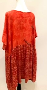 The Short Silk Dress: Season's Bankable Basic  (Red/Orange)