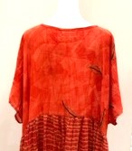 The Short Silk Dress: Season's Bankable Basic  (Red/Orange)