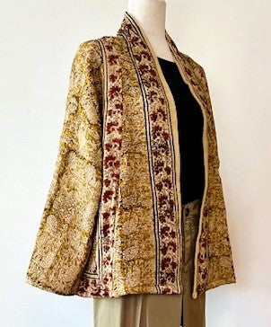 Smart Blazer Cut Suzani Hand Embroidered Jacket Encompasses All Seasons