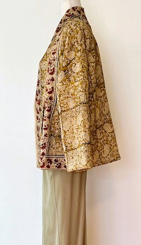 Smart Blazer Cut Suzani Hand Embroidered Jacket Encompasses All Seasons