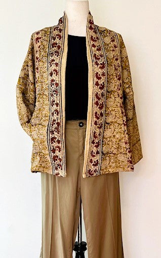 Smart Blazer Cut Suzani Hand Embroidered Jacket Encompasses All Seasons