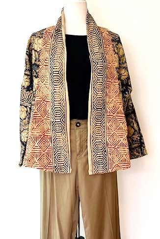 Smart Blazer Cut Suzani Hand Embroidered Jacket Encompasses All Seasons