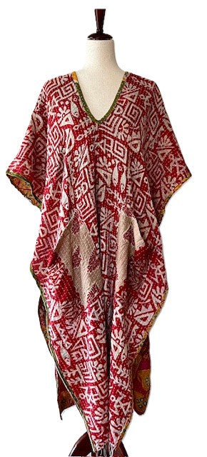 Kantha Bae Good Luck Tunic  (Olive Floral)