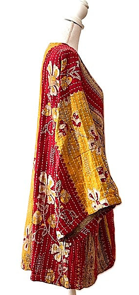 Kantha Bae Open Jacket (Red Gold)