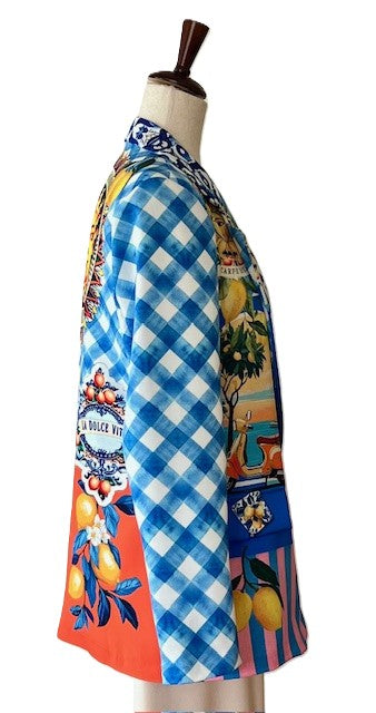 Blazer-Contemporary Italian Amalfi Sunshine. A Must Have!
