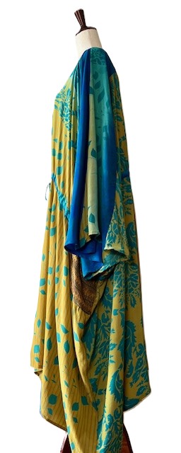 Kantha Bae Sacred Split Silk Tunic is Magical (Yellow)