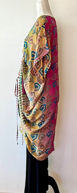 Kantha Bae Silk Butterfly Midi Muu, Limerita