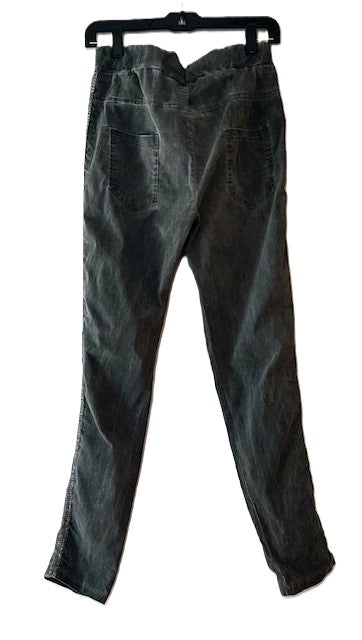 New Everyday Pants with Side Metallic Trim, Taupe or Charcoal