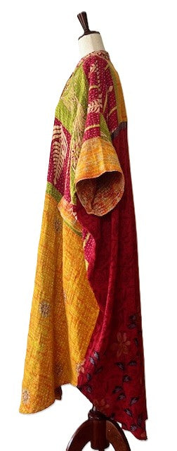 Kantha Bae Free To Be Maxi Tunic Extends The Pleasure. (Orange)