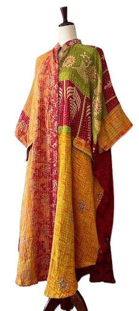 Kantha Bae Free To Be Maxi Tunic Extends The Pleasure. (Orange)