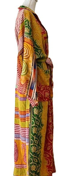 Kantha Bae Majestic Kimono Is It, Abstract Yellow