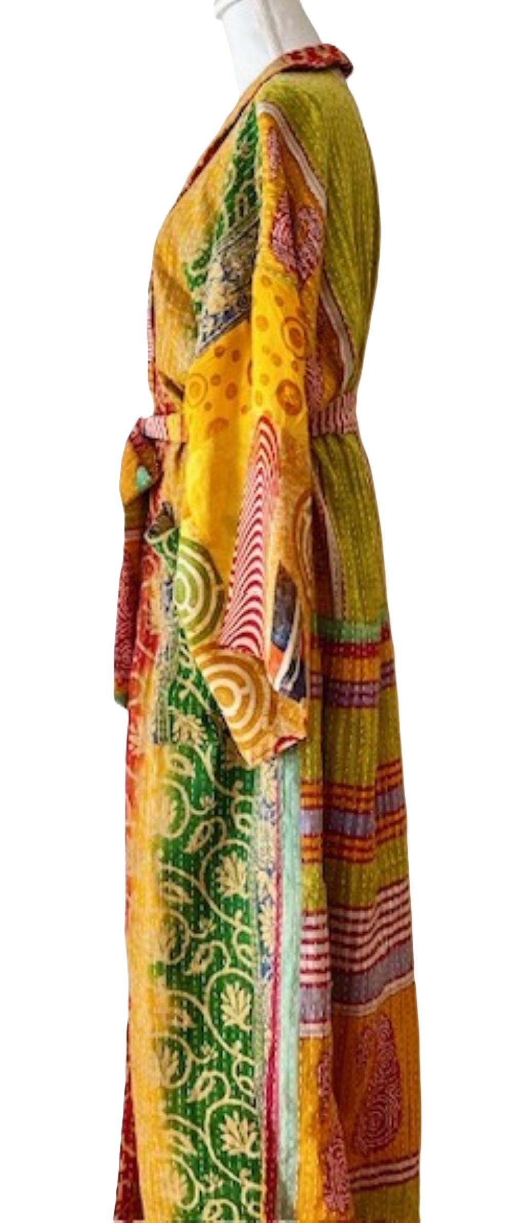 Kantha Bae Majestic Kimono Is It, Abstract Yellow