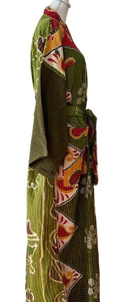 Kantha Bae Majestic Kimono Is It, Army Green