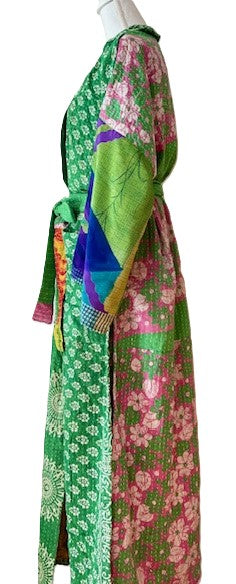 Kantha Bae Majestic Kimono Is It, Green