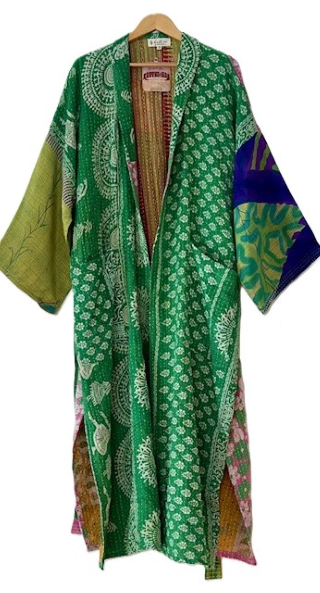 Kantha Bae Majestic Kimono Is It, Green