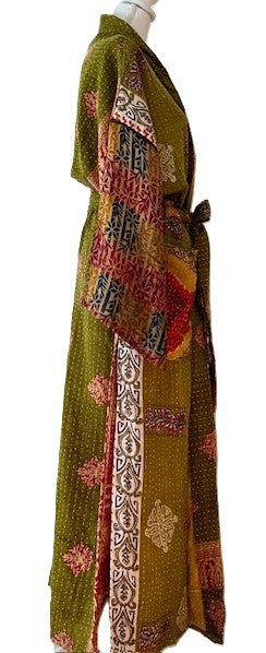 Kantha Bae Majestic Kimono Is It, Olive