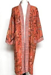 Best Seller: Rich Mixed Print Kimono Dusters (Orange)