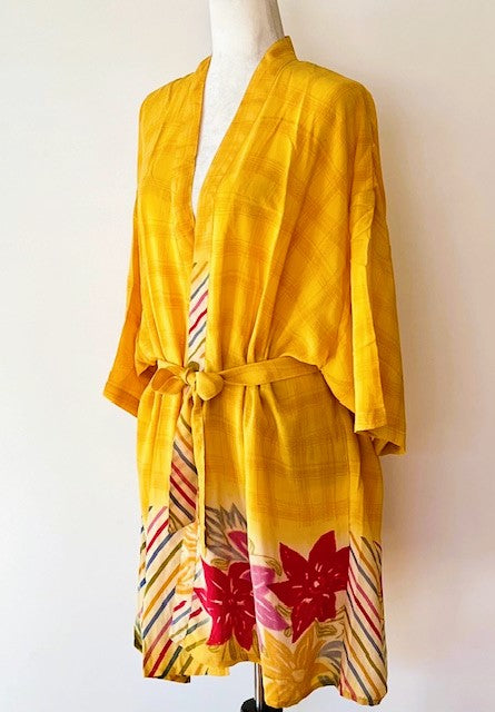 Short Silk Jacket Is Resort Ready From Dinner to Pool Easily. Marigold