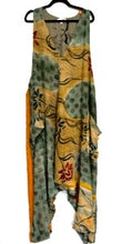 Contemporary Reversable Sleeveless Silk Jumpsuit (Earth tones)