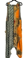Contemporary Reversable Sleeveless Silk Jumpsuit (Earth tones)