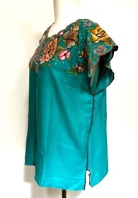 Beautiful Hand Embroidered Huipil Top. Available in Two Colors