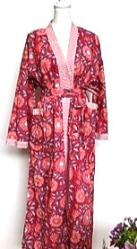 Best Seller: Rich Mixed Print Kimono Dusters (Pink Rose)