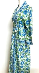 Best Seller: Rich Mixed Print Kimono Dusters (Blue Floral)