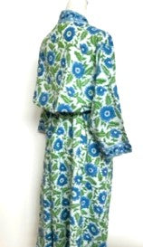 Best Seller: Rich Mixed Print Kimono Dusters (Blue Floral)