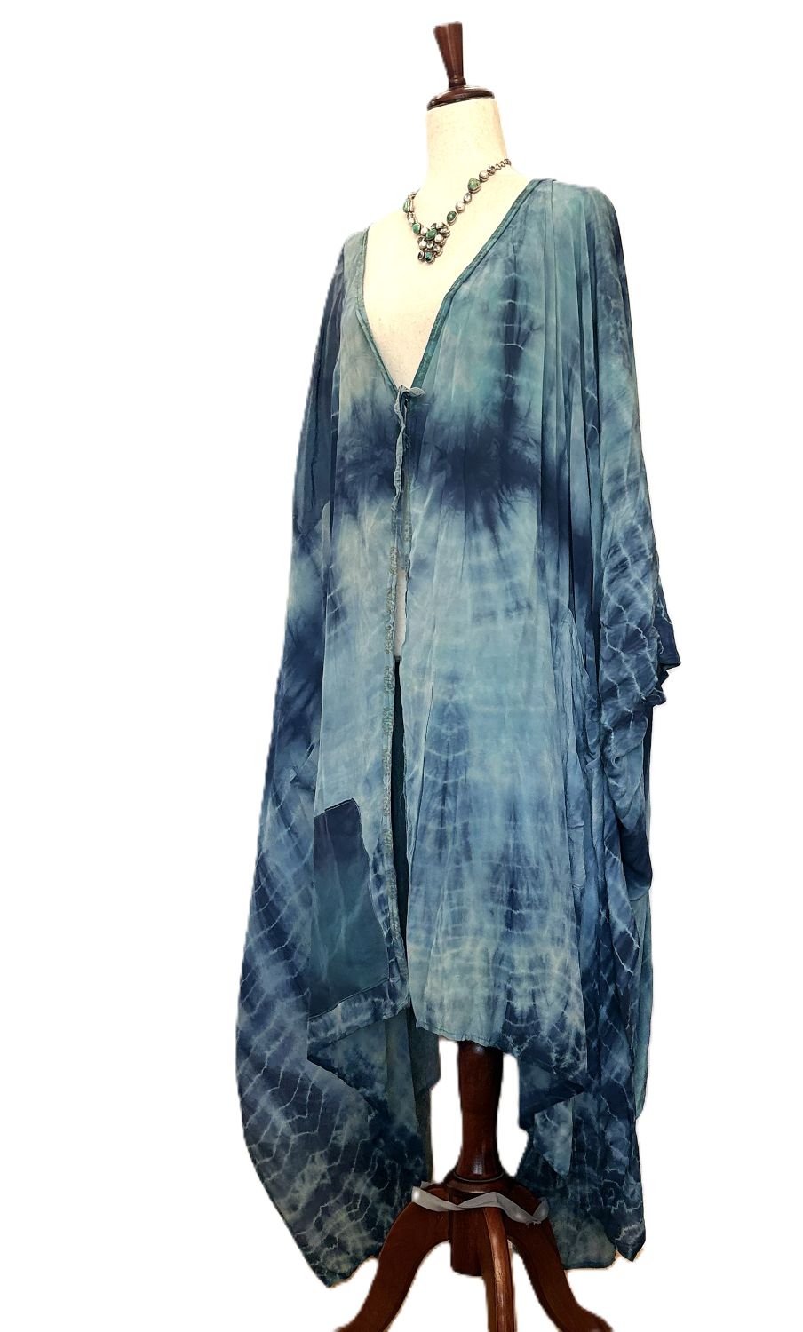 Kantha Bae New Orchid Silk Kimono With Tie . Great Layer.