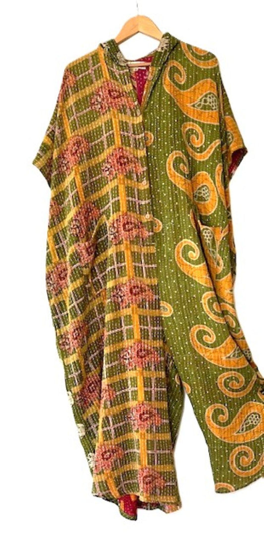 Kantha Bae Peacemaker Jumpsuit is Playful (Olive)