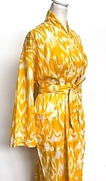 Best Seller: Rich Mixed Print Kimono Dusters (Ikat marigold)