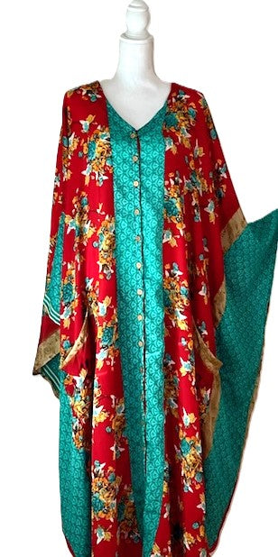 Kantha Bae New Bowie Muu Long Dress (Red)