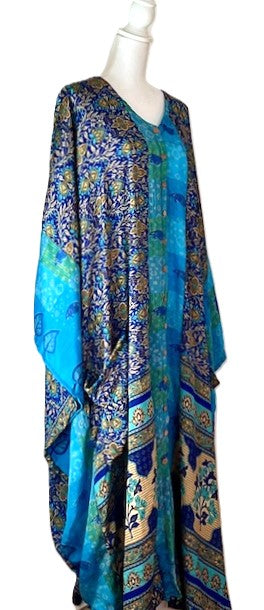 Kantha Bae New Bowie Muu Long Dress (Turquoise)