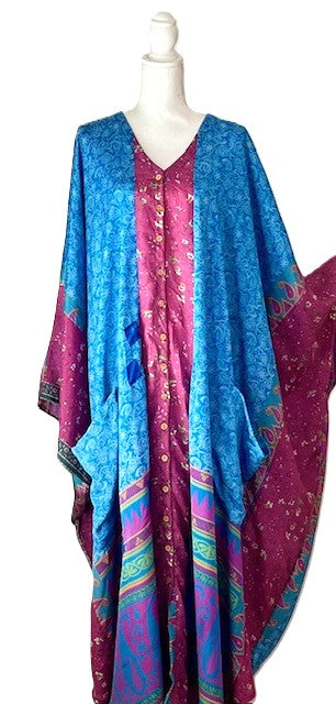 Kantha Bae New Bowie Muu Long Dress (Royal)