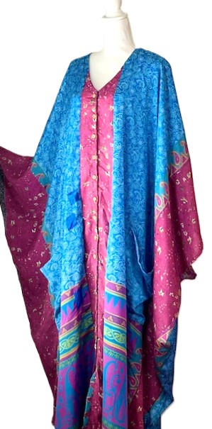 Kantha Bae New Bowie Muu Long Dress (Royal)