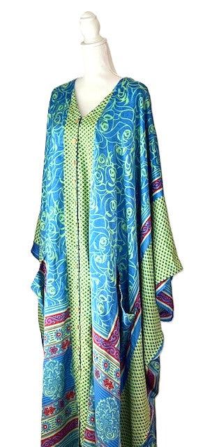 Kantha Bae New Bowie Muu Long Dress (Aqua)