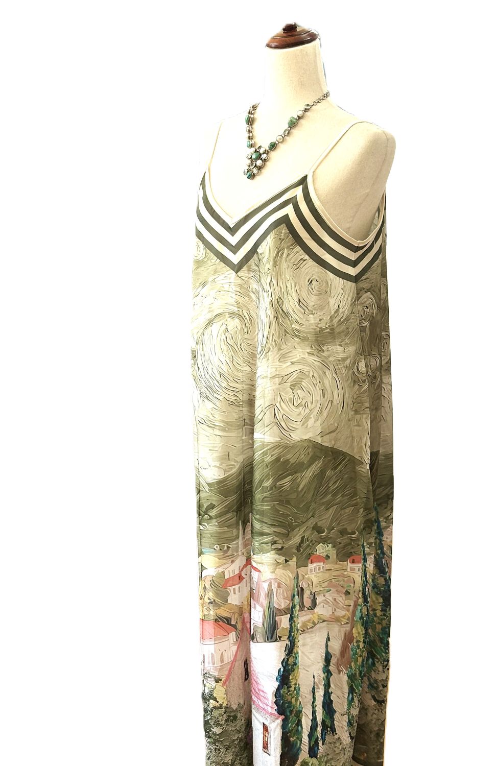 Dresses: Tuscan Villages Maxi Dress  (Olive)