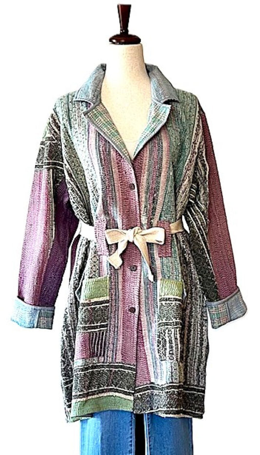 Specialty Collection: Unique Bohemian Outerwear Patchwork, Hand Embroidered. Exceptional.