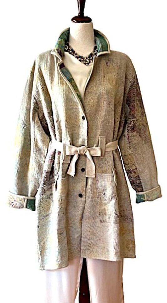 Specialty Collection: Unique Bohemian Outerwear Patchwork, Hand Embroidered. Exceptional.